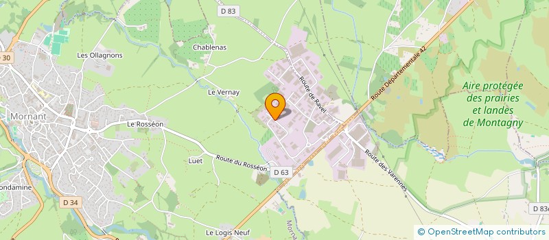 localisation de l'entreprise TRANSPORTS LAROCHE  MORNANT