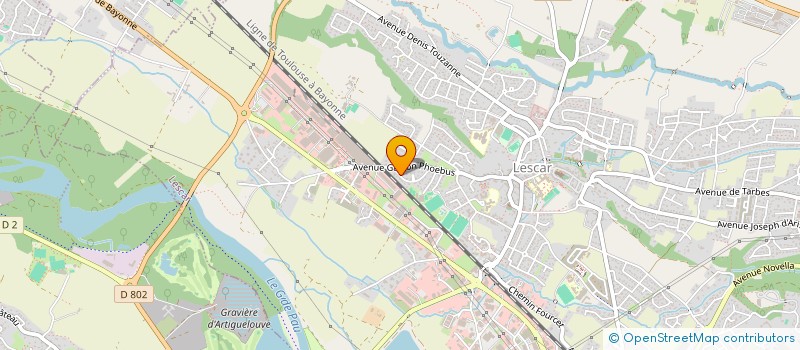 localisation de l'entreprise TRANSPORTS LARROZE  LESCAR