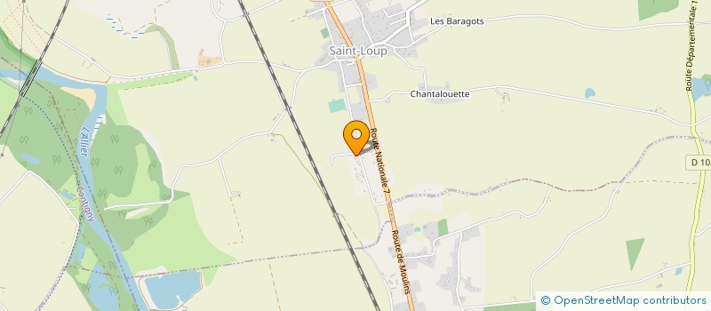 localisation de l'entreprise TRANSPORTS LASSALLE ET COMPAGNIE à VARENNES SUR ALLIER