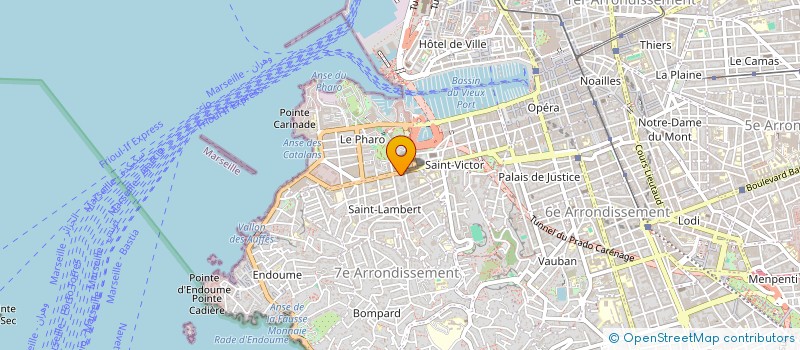 localisation de l'entreprise TRANSPORTS LASSERRE à MARSEILLE