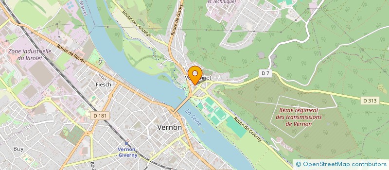 localisation de l'entreprise TRANSPORTS LATVIJA à VERNON