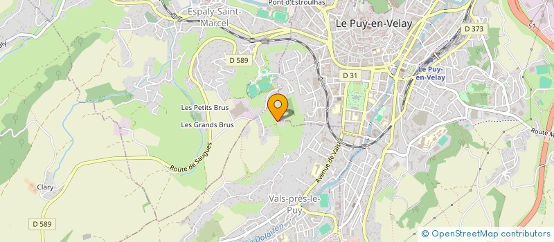 localisation de l'entreprise TRANSPORTS LAYES à VALS-PRES-LE-PUY