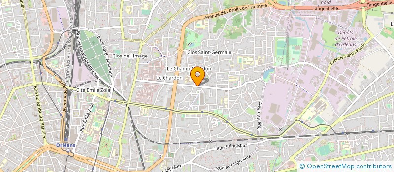 localisation de l'entreprise TRANSPORTS LCF à ORLEANS