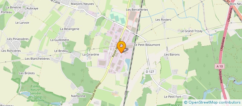 localisation de l'entreprise TRANSPORTS LE BERRE  JOUE-LES-TOURS