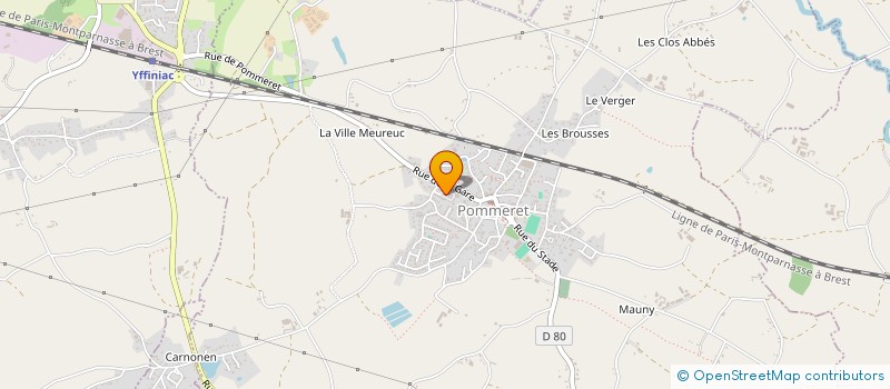 localisation de l'entreprise TRANSPORTS LE BERT - ROPTIN  POMMERET