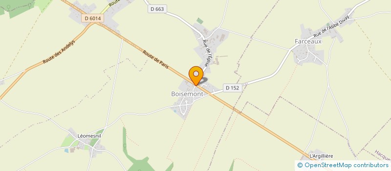 localisation de l'entreprise TRANSPORTS LE DROU à FRENELLES-EN-VEXIN