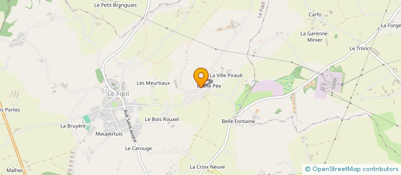 localisation de l'entreprise TRANSPORTS LE GAL  LE FOEIL