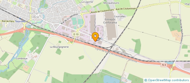 localisation de l'entreprise TRANSPORTS LE HENAFF à TOURNAN-EN-BRIE