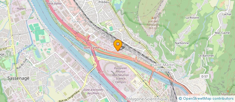 localisation de l'entreprise TRANSPORTS LE PHOENIX  SAINT-MARTIN-LE-VINOUX