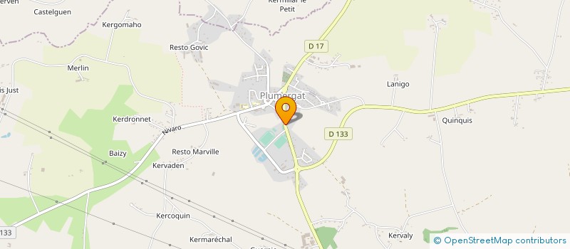 localisation de l'entreprise TRANSPORTS LE TALOUR à PLUMERGAT