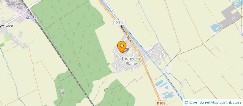 localisation de l'entreprise TRANSPORTS LEA  THOREY-EN-PLAINE