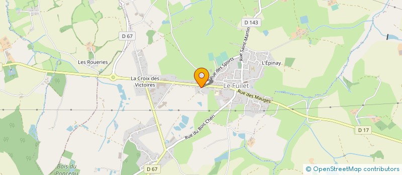 localisation de l'entreprise TRANSPORTS LEAC à MONTREVAULT-SUR-EVRE