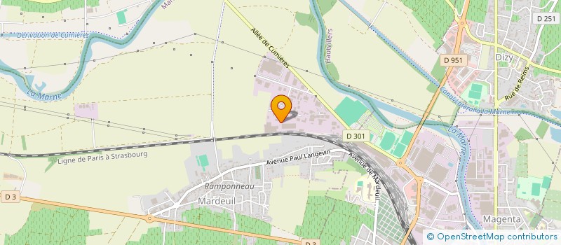 localisation de l'entreprise TRANSPORTS LEBRUN PERE ET FILS  MARDEUIL