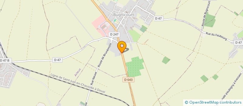 localisation de l'entreprise TRANSPORTS LECOESTER  BUGNICOURT