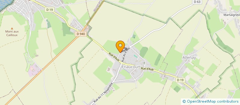 localisation de l'entreprise TRANSPORTS LEGRAIN  CAYEUX-SUR-MER