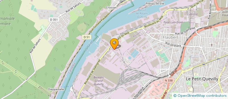 localisation de l'entreprise TRANSPORTS LENOIR ET FILS à ROUEN