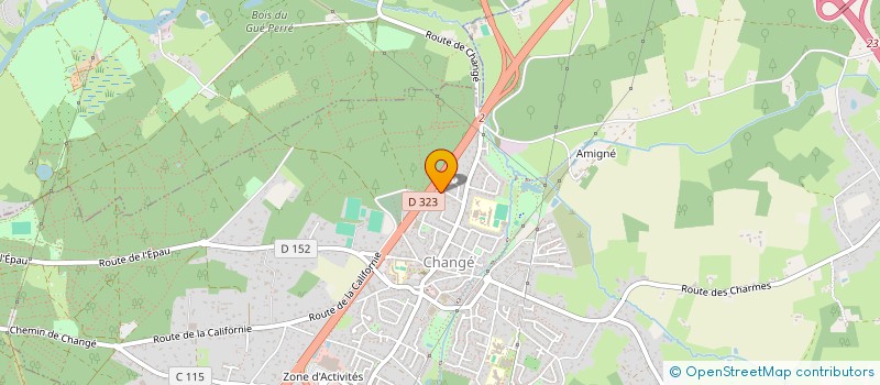 localisation de l'entreprise TRANSPORTS LEO à CHANGE