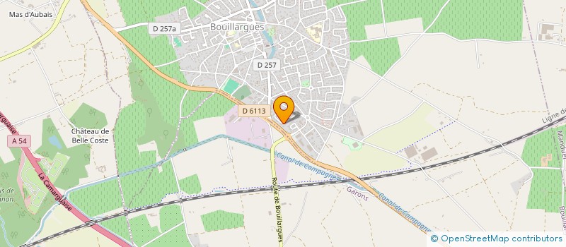 localisation de l'entreprise TRANSPORTS LES FLAMANDS  BOUILLARGUES