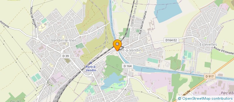 localisation de l'entreprise TRANSPORTS LETIENNE à PONT-A-VENDIN