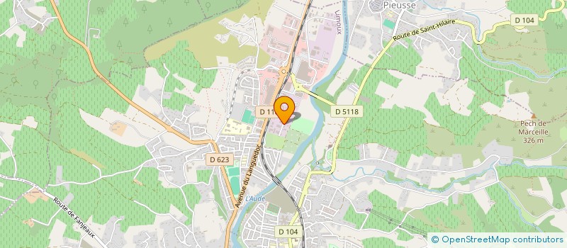 localisation de l'entreprise TRANSPORTS LIGNEUL à LIMOUX
