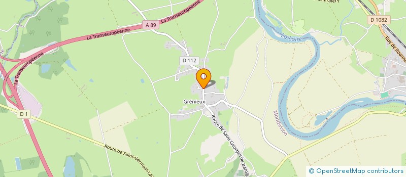 localisation de l'entreprise TRANSPORTS LINOSSIER SYLVAIN  NERVIEUX