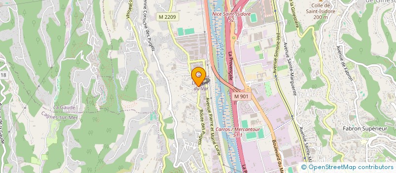 localisation de l'entreprise TRANSPORTS LIONEL à SAINT-LAURENT-DU-VAR
