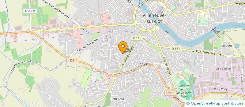 localisation de l'entreprise TRANSPORTS LIVRADAIS  VILLENEUVE-SUR-LOT