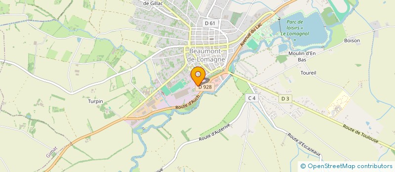 localisation de l'entreprise TRANSPORTS LKE à ESPARSAC