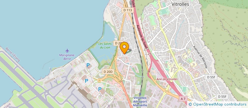 localisation de l'entreprise TRANSPORTS LMJ à VITROLLES