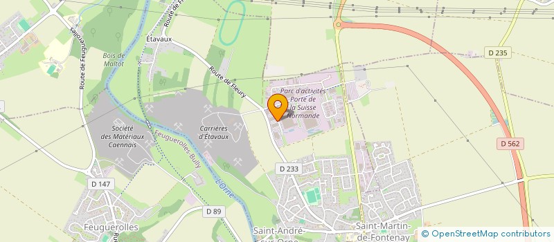 localisation de l'entreprise TRANSPORTS LMX  SAINT-ANDRE-SUR-ORNE
