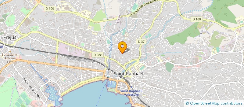 localisation de l'entreprise TRANSPORTS LNG à SAINT-RAPHAEL
