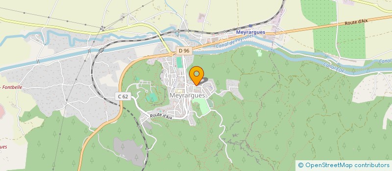 localisation de l'entreprise TRANSPORTS-LOCATION  MEYRARGUES