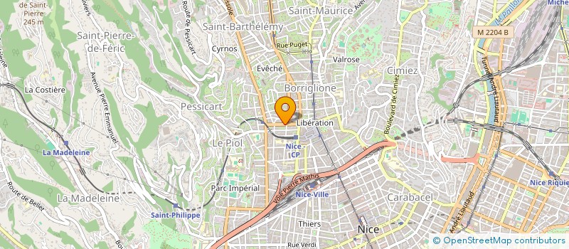 localisation de l'entreprise TRANSPORTS LOCATION SERVICE AUTOMOBILE à NICE