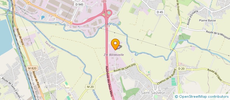 localisation de l'entreprise TRANSPORTS LOCATIONS COURCELLE à SAINT-SAUVEUR