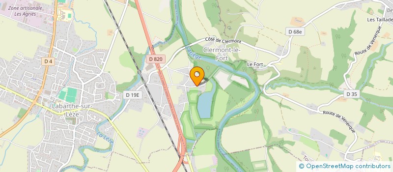 localisation de l'entreprise TRANSPORTS LOCATIONS MAZZER  CLERMONT-LE-FORT