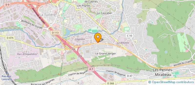 localisation de l'entreprise TRANSPORTS LOCATIONS PENNOIS à LES PENNES-MIRABEAU