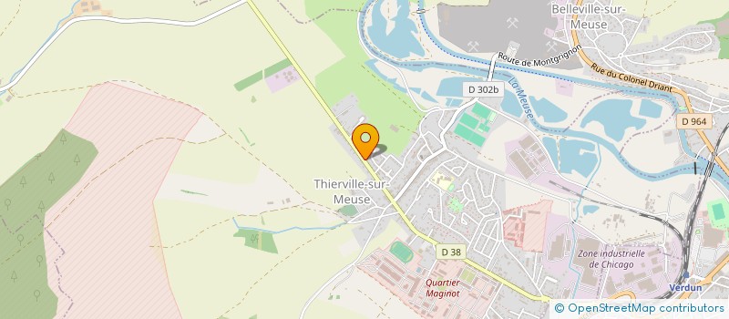 localisation de l'entreprise TRANSPORTS LOCATIONS TAXIS à THIERVILLE-SUR-MEUSE
