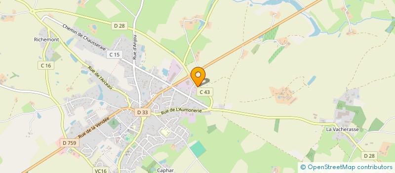 localisation de l'entreprise TRANSPORTS LOISEAU à NUEIL-LES-AUBIERS