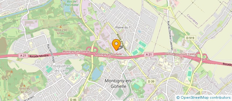 localisation de l'entreprise TRANSPORTS LOTTEN à MONTIGNY EN GOHELLE