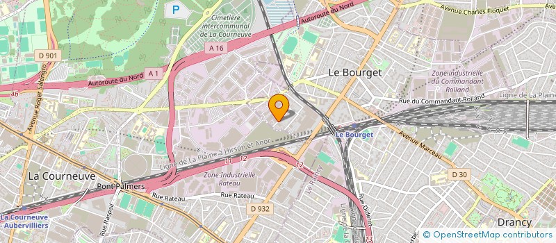 localisation de l'entreprise TRANSPORTS LOTTI à LE BOURGET