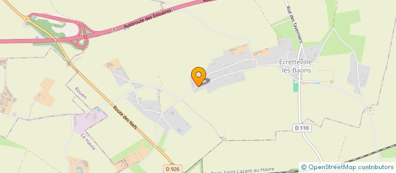 localisation de l'entreprise TRANSPORTS LOUIS  ECRETTEVILLE-LES-BAONS