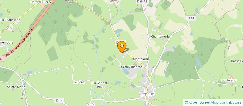 localisation de l'entreprise TRANSPORTS LOUIS  LEPAUD