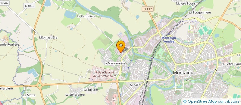localisation de l'entreprise TRANSPORTS LOULAYSIENS à MONTAIGU-VENDEE