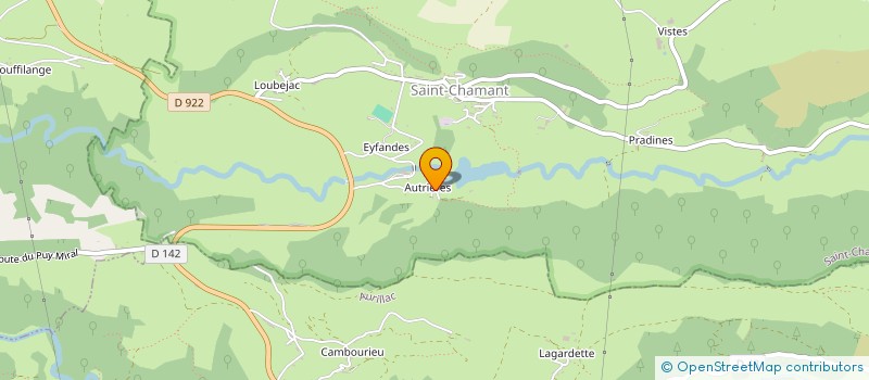 localisation de l'entreprise TRANSPORTS LOUSTALNEAU à SAINT-CHAMANT