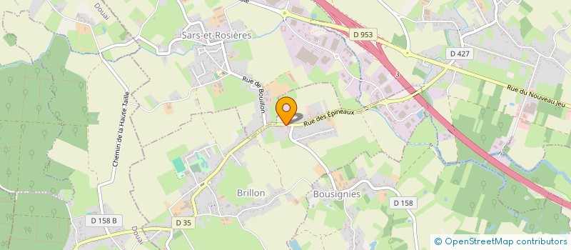 localisation de l'entreprise TRANSPORTS LUBREZ ET FILS à BRILLON