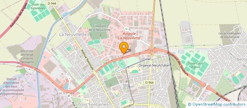 localisation de l'entreprise TRANSPORTS LUC BOUILLON à REIMS