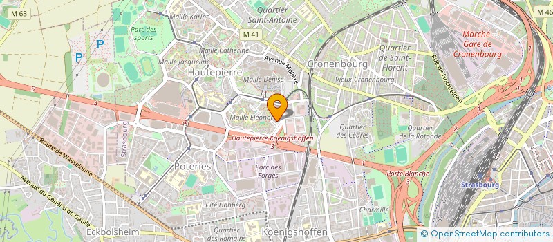 localisation de l'entreprise TRANSPORTS LUXURY SERVICES à STRASBOURG