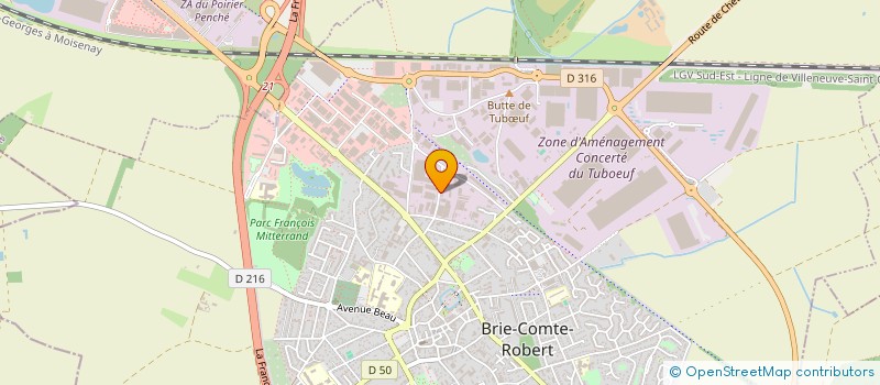 localisation de l'entreprise TRANSPORTS LYS  BRIE-COMTE-ROBERT