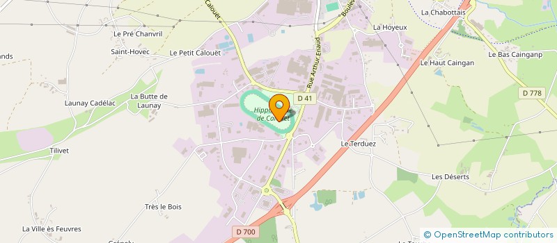 localisation de l'entreprise TRANSPORTS M.GARNIER à LOUDEAC
