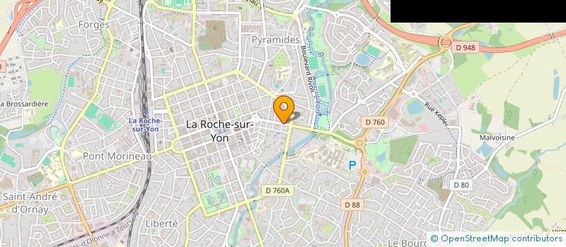 localisation de l'entreprise TRANSPORTS M.M. à LA ROCHE-SUR-YON